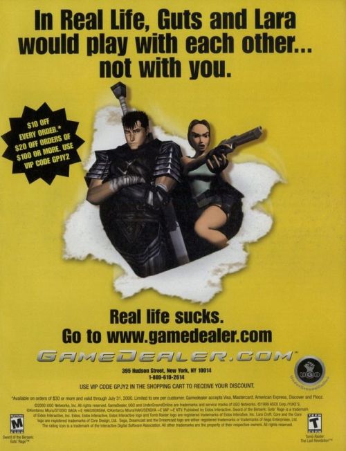 namek - sewerhawk - extremely bizarre ad from Dreamcast...