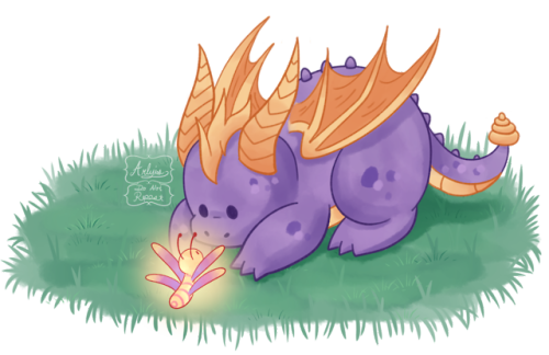arlyis-art - decided to do some fan art for the upcoming Spyro...
