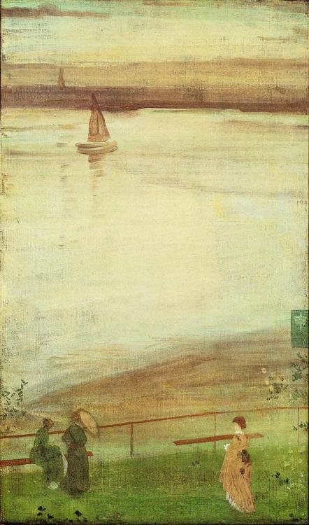 artist-whistler - Variations in Violet and Green, James McNeill...
