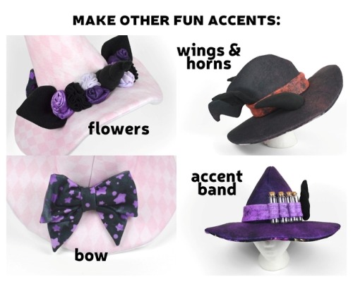 kitrona - sosuperawesome - Witch and Wizard Hat Sewing Patterns...