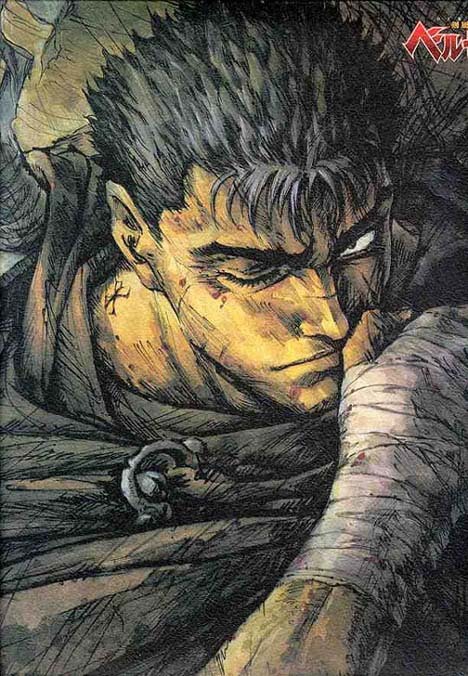 ekugen:Illustrations for the Berserk anime (1997-98)