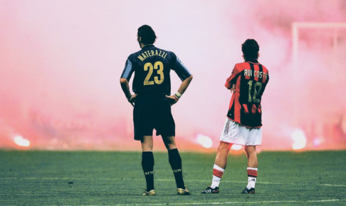 greatsofthegame - Materazzi and Rui Costa 2005Some of the most...