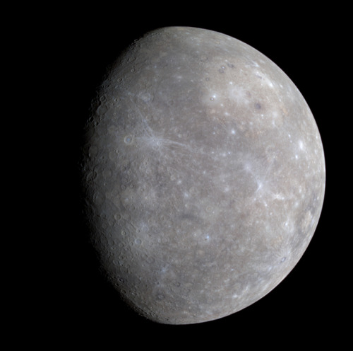 wonders-of-the-cosmos - Mercury in enhanced color, imaged by...