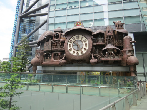 steampunktendencies:Miyazaki Steampunk Clock at NTV Shiodome,...