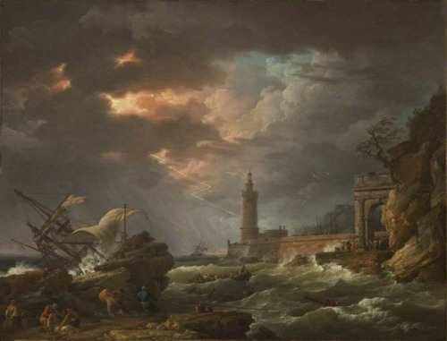 centuriespast:The Tempest (Storm off the Coast)Claude-Joseph...