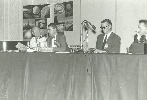 vintagegeekculture - At Worldcon (1952?), a collection of scifi...
