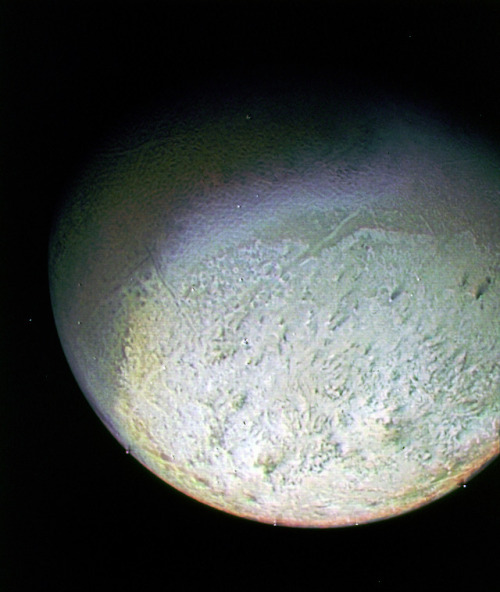 photos-of-space - This color photo of Neptune’s large satellite...