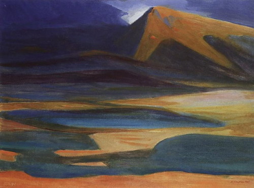 Mountain landscape, 1969, Martiros SarianMedium: oil,canvas