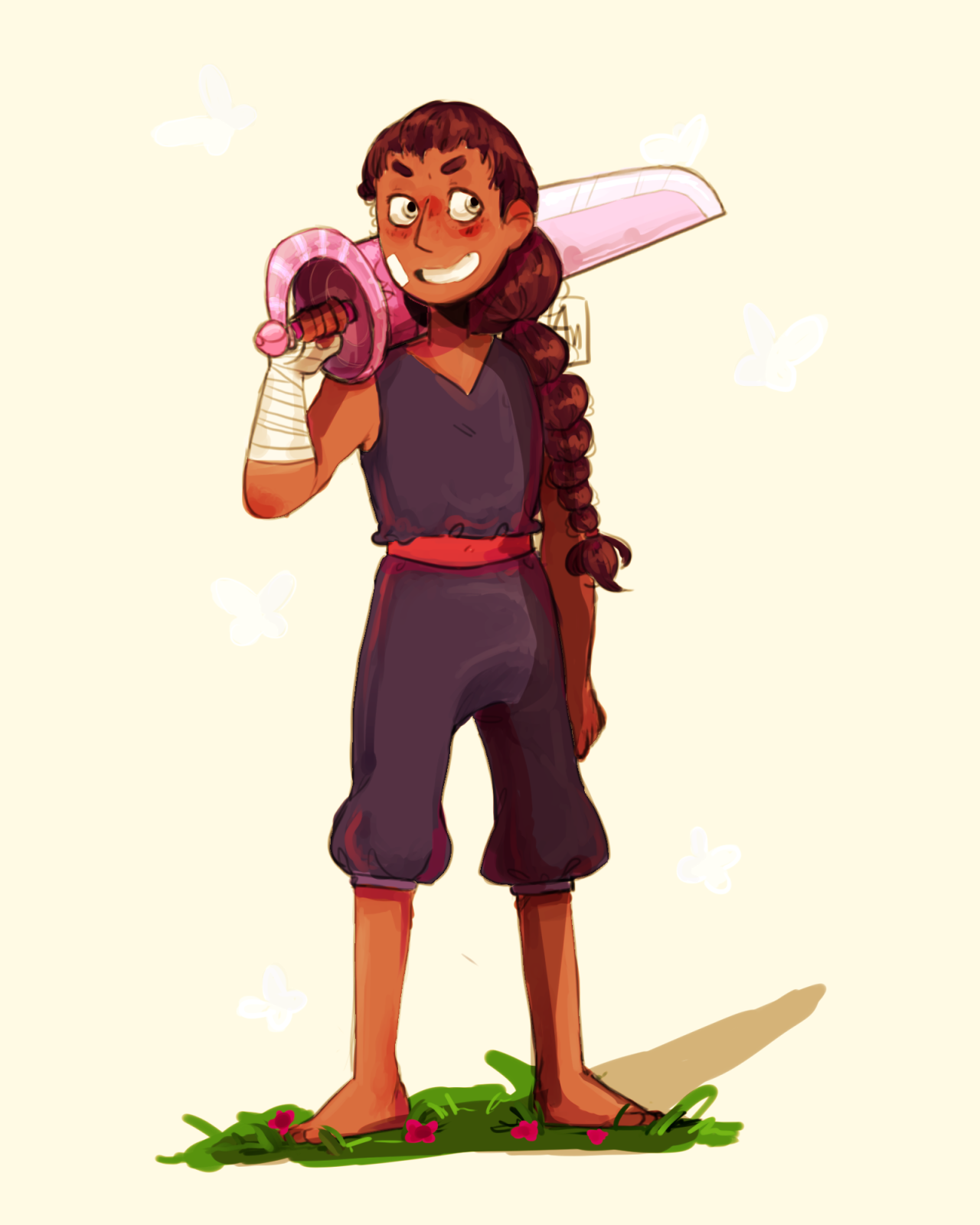Anonymous said: your taking requests, right? um maybe Connie from SU with rose's sword? Answer: There she is