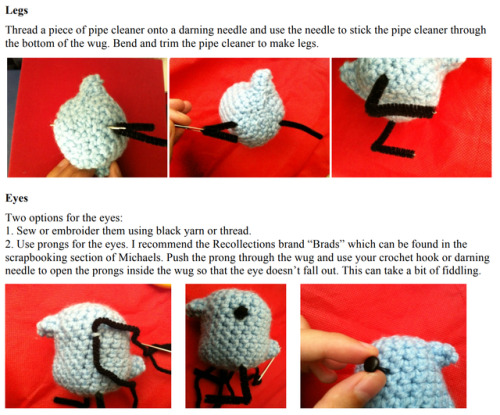 allthingslinguistic - How to crochet your own wug This DIY wug...