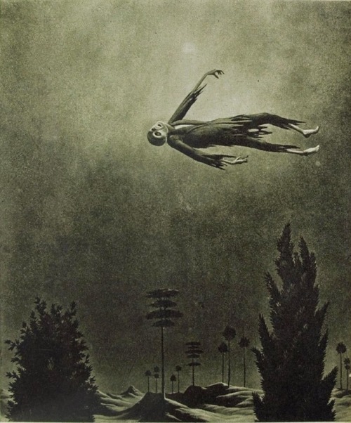 talesfromweirdland - Ghost over the Trees (1931). By Austrian...