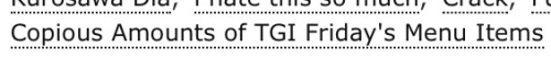 ao3tagoftheday - The AO3 Tag of the Day is - Food...