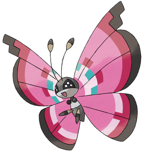 Meadow Vivillon, who is available in most parts of France and some neighbouring countries, and is therefore the type used by Viola.