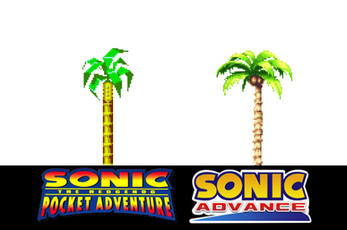 sonichedgeblog - The palmtree has been a staple of the Sonic...