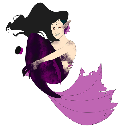 a redesign of an old oc i made for mermay! this was my only...