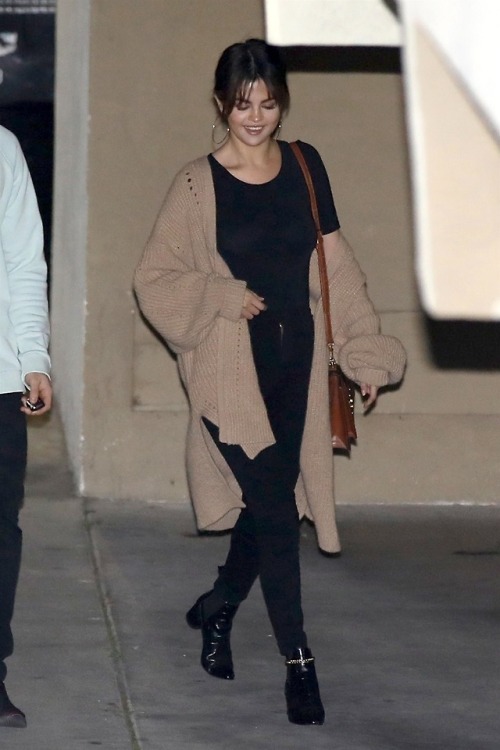 selgomez-news - March 7 - [More] Selena leaving a church service...