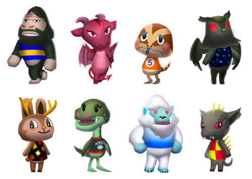 coniaii:animal crossing but with cryptids 
