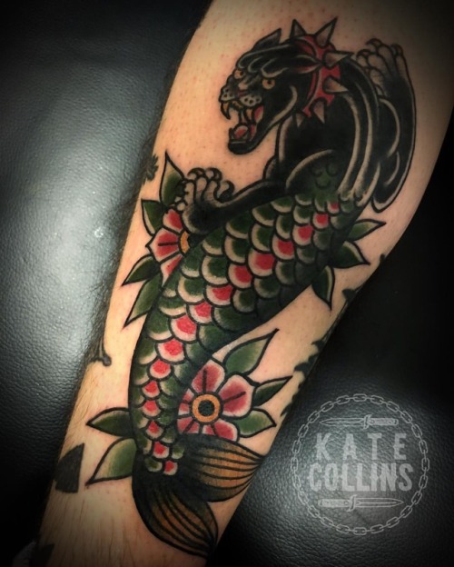 katecollinsart - First one back! Mer-panther! Thanks Ant! For...