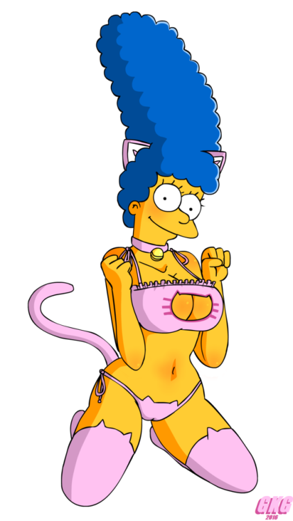jokerfakegkg - Marge Simpson, Cat Keyhole...