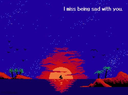 8-bitstories - the comfort in familiar sadnesssee the creative...
