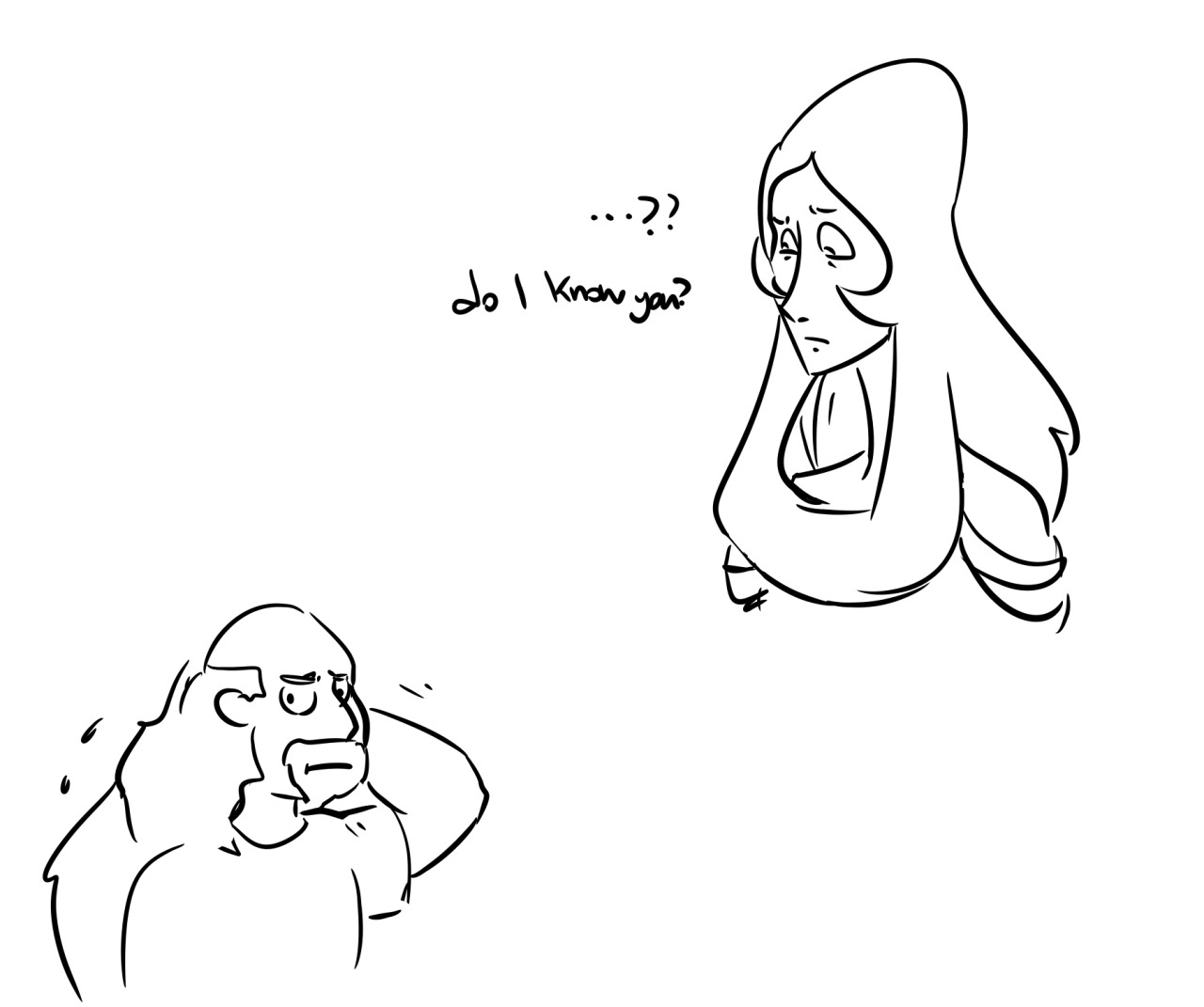 Anonymous said: For your request: what would happen if Blue Diamond met Greg again? Answer: I like how you can tell the exact moment when my hand actually started to warm up a little