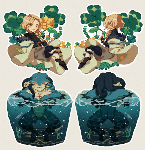 foxtroupe - made some self indulgent charms of the babies!!!...