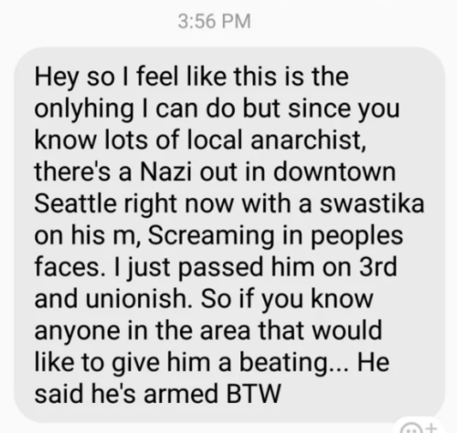 null-al-ghul:bellygangstaboo:Antifa cleaning up the...