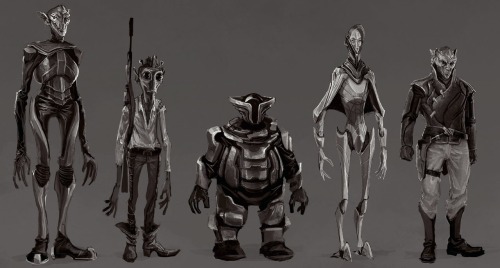 Beady eyed goon designs from the final round of the ILM Art...