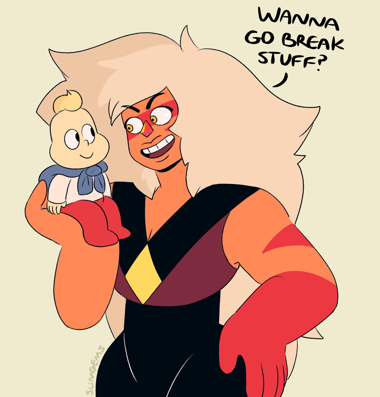 i unironically want jasper and onion to be best friends