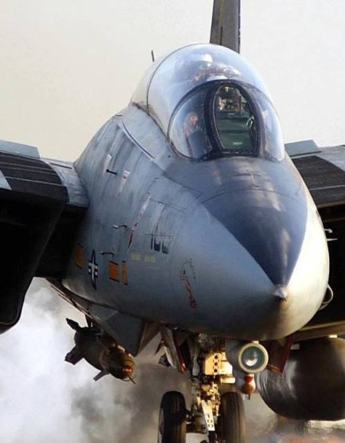 planesawesome - F-14B Tomcat on cat! Bombcat