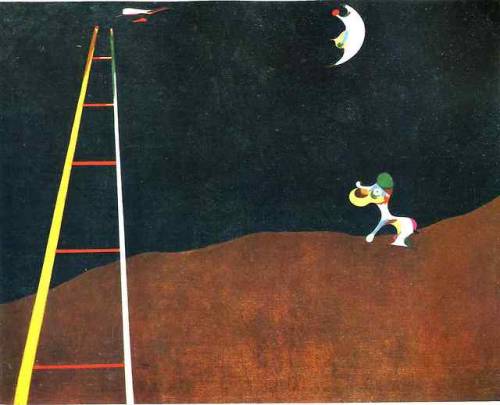 surrealism-love - Dog Barking-at the Moon, 1926, Joan MiroSize - ...