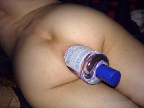 unusualsextoys - Another lube bottle in the ass…