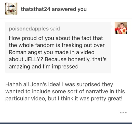 poisonedapples - Well guys, it’s been confirmed. You have Joan to thank for the angst 