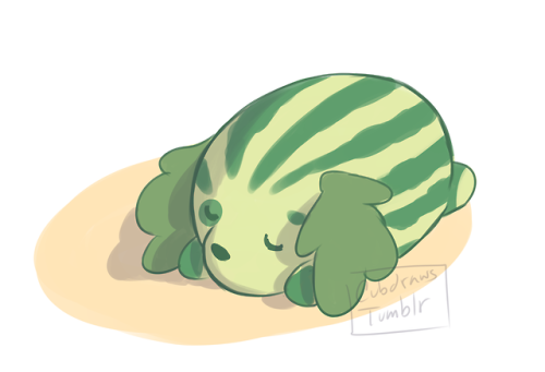 cubdraws - pumkin is great but lets not forget about watermelon...