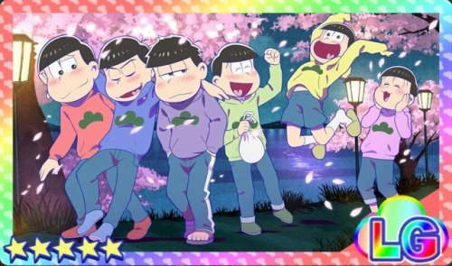 tuneout:New Osomatsu Party card to celebrate the beginning of...