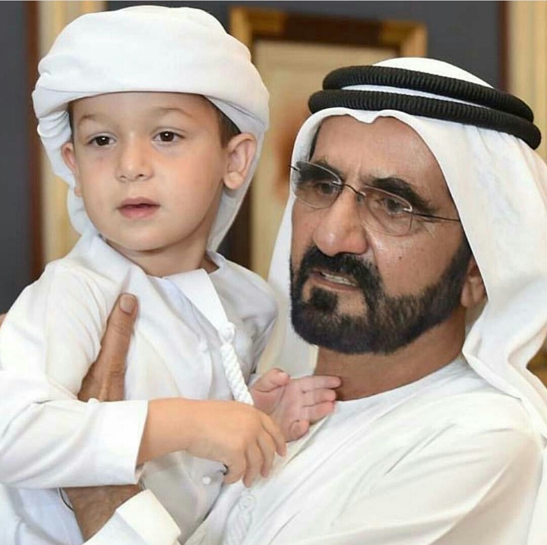 Jordanian Royal Family — Sheikh Mohammad bin Rashid Al Maktoum with his...
