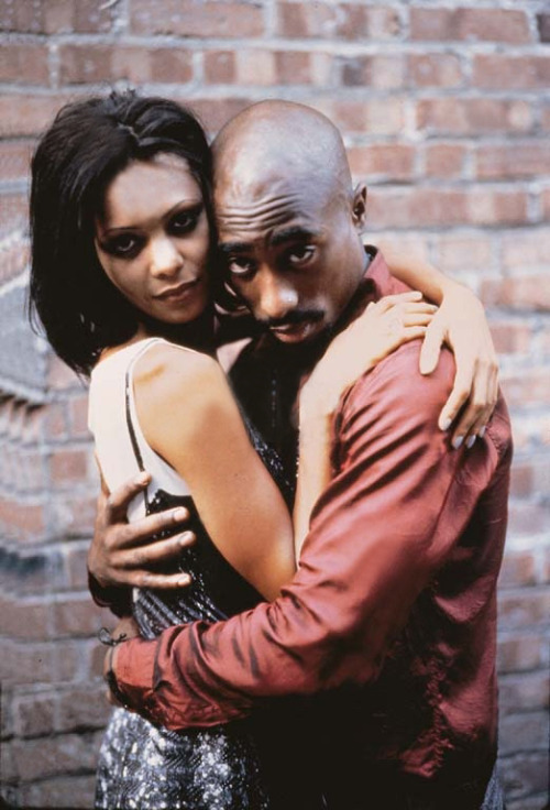 twixnmix - Tupac Shakur and Thandie Newton on the set of...