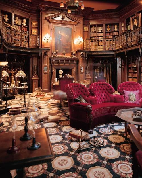 steampunktendencies - The Study Set from the Haunted Mansion.