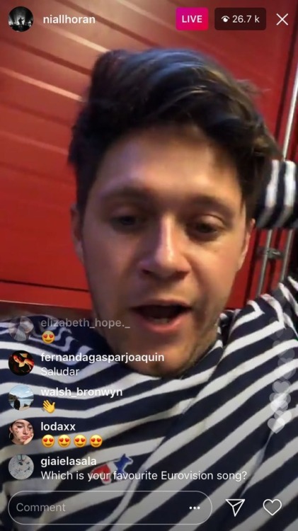 trickortpwk - niall’s insta live on april 25 - a short story
