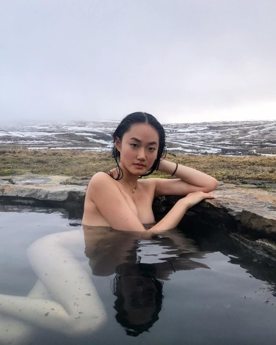 Dipping iceland skinny Nude travel