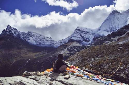 cassiachloe - Trying to process the last days. Yading mountain...