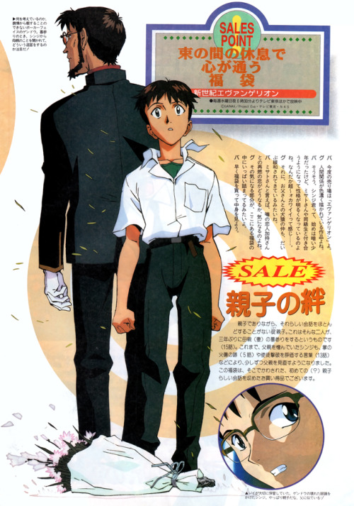 animarchive - Animedia (02/1996) - Evangelion - illustration by...