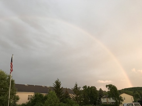 john-laurens - Rainbow outside of my apartment, Raritan Day/July...