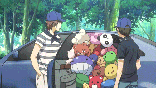 tonberryotaku - When you have to bring your stuffies everywhere