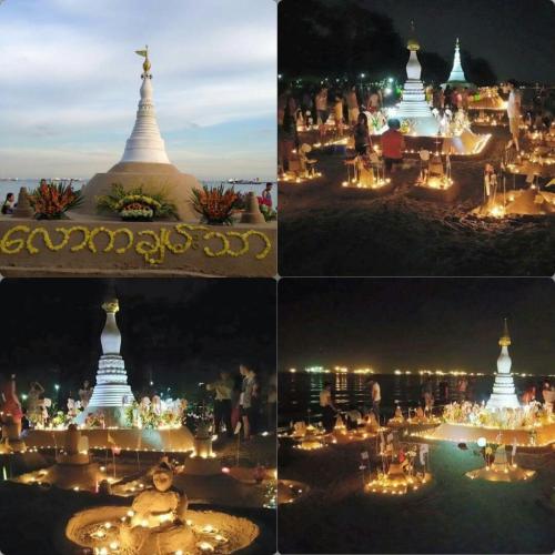 Sand pagoda festival at singapore