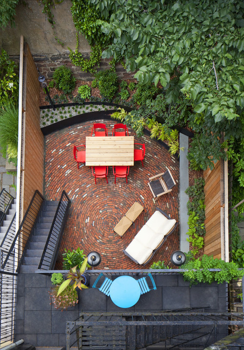 georgianadesign - Brooklyn Heights patio, NYC. New Eco Landscapes....