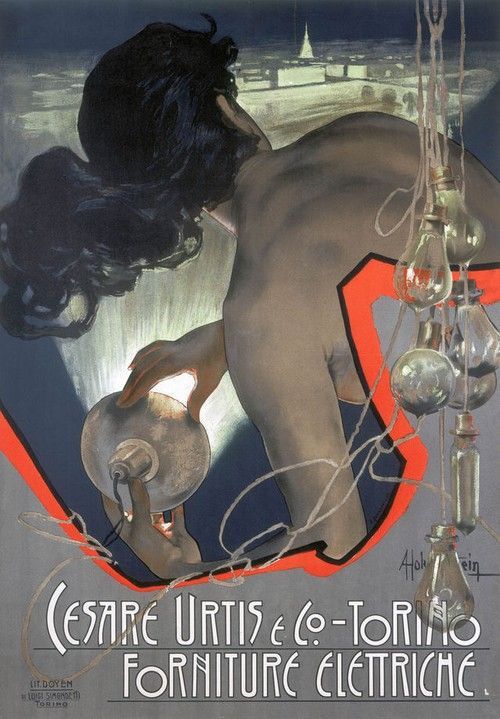 artnouveaustyle - “Poster design by Adolfo Hohenstein for Cesare...