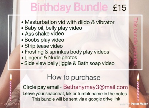 that-fatt-girl-vids:And a new bundle just incase you want to...