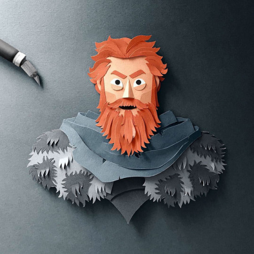 pixalry - Game of Thrones Papercuts - Created by Robbin Gregorio