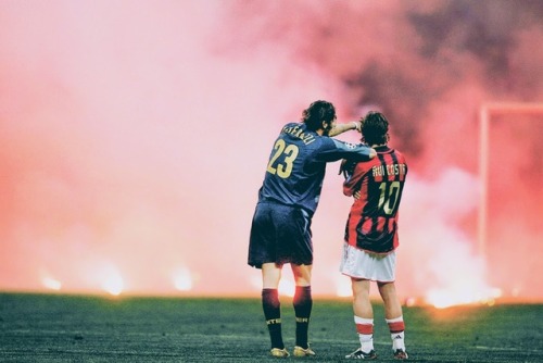 greatsofthegame - Materazzi and Rui Costa 2005Some of the most...